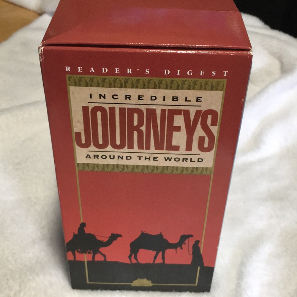 Readers Digest Incredible Journeys Around The World vintage VCR tape collection